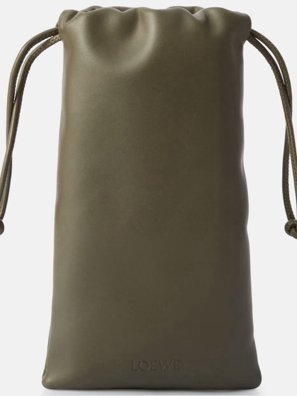 LOEWE Case leather soft pouch for Glasses & Sunglasses. New